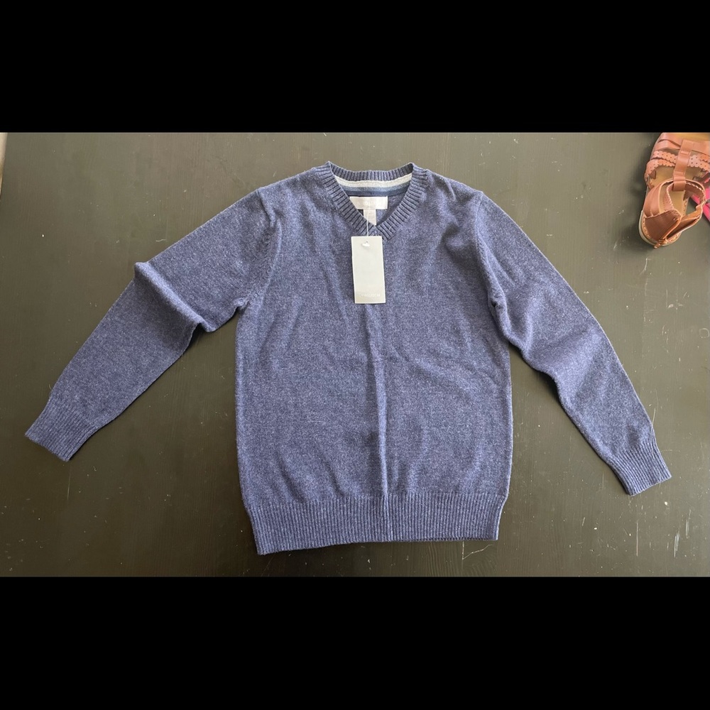 Boys cotton/cashmere sweater
